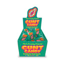 Little Genie Cunt Candy 5 Piece Bag 100 Piece Display in vibrant packaging with individually wrapped candies.