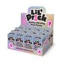 Lil Pricks Mystery Box 12 Piece Keychain Display featuring vibrant mystery plush keychains.