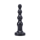 Tantus Ripple Large Dildo Onyx features graduated beads for tantalizing anal and vaginal pleasure.