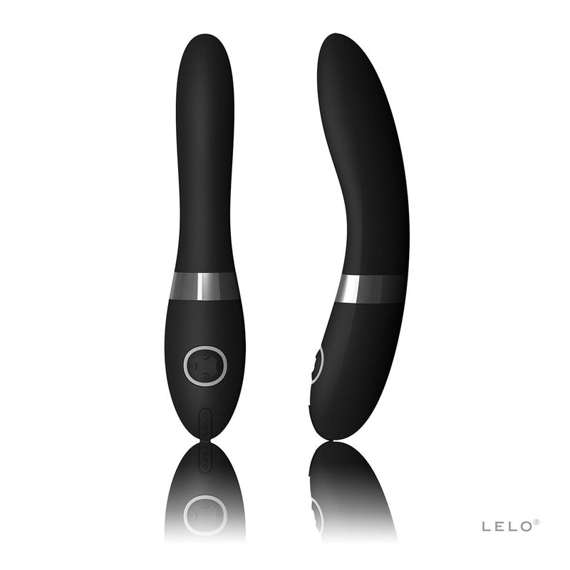 LELO Elise 2 Dual Powered Massager Black showcasing its sleek design and dual action stimulation features.
