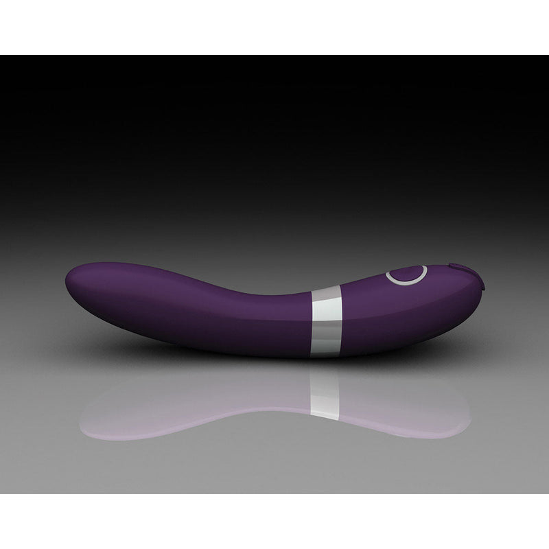LELO Elise 2 Dual Powered Massager Sweet Plum side view with sleek design and smooth finish.