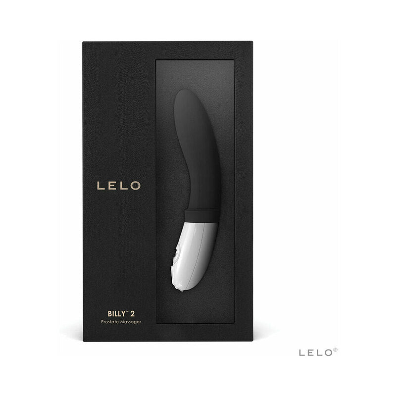LELO BILLY 2 Black Prostate Massager in elegant packaging for prostate stimulation.