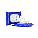 Dame Body Wipes 12 Count Aloe and Cucumber pack with opened wipes for gentle skin refreshment.
