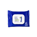 Dame Body Wipes 12 Count Aloe and Cucumber packaging featuring aloe-infused, cruelty-free, and vegan body wipes.