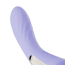 Lelo Switch Double-sided Wand Vibrator Lilac highlighting its ergonomic design and soft lilac finish.