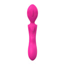 Adam & Eve Rumble-flex Grinder Wand Dual-ended Stimulator in vibrant pink color, designed for pleasure and relaxation.