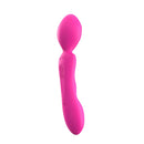Adam & Eve Rumble-flex Grinder Wand Dual-ended Stimulator in vibrant pink with dual motors for versatile pleasure.