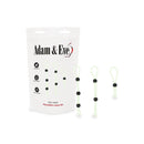 Adam & Eve Glo-Hard Adjustable Lasso Cock Ring Set packaging with three silicone lassos for personalized fit.