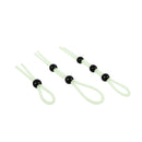 Adam & Eve Glo-Hard Adjustable Lasso Cock Ring Set includes three adjustable silicone lassos for a personalized fit.