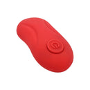 Adam & Eve Sweetheart Vibrating Kegel Balls With Remote red device close-up for pelvic floor training.