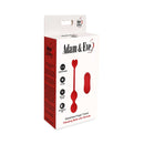 Adam & Eve Sweetheart Vibrating Kegel Balls With Remote packaging displaying features and design for pelvic floor exercise.