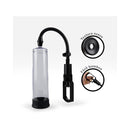 Camtoyz Optimus Boostia Penis Pump Clear with flexible hose and easy pump handle for enhanced control and pleasure.