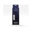 Camtoyz Optimus Boostia Penis Pump Clear product packaging with vacuum enhancement features.