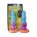 Camtoyz Splash Dildo Nova Silicone Multi-Color displayed with bold tentacle design and built-in pump.