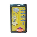 Camtoyz Splash Dildo Nova Silicone Multi-Color packaging with suction cup and waterproof features.