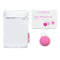 Intimina LASELLE Medium 38 g Weighted Kegel Exerciser with pouch and user manual.
