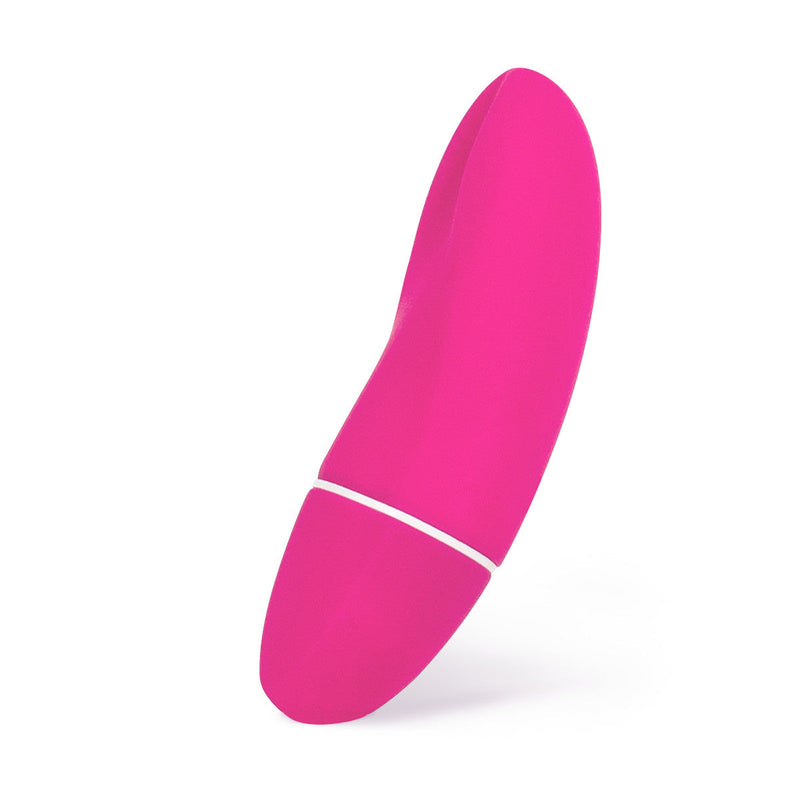 Intimina KIRI Personal Massager in a vibrant pink color, designed for focused external stimulation and intimate pleasure.