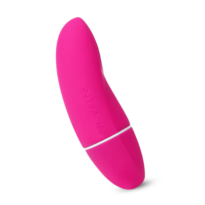 Intimina KIRI Personal Massager in bright pink color, designed for focused external stimulation and pleasure.