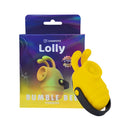 Camtoyz Clitoral Thumper Bumble Bee yellow vibrator packaging with playful bee design