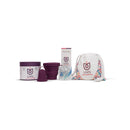 Uva Cup B Reusable Silicone Menstrual Cup Set displayed with accessories, designed for hygienic period protection.