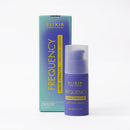Elixir Frequency Liquid Vibrator 0.5 Oz packaging and product bottle, designed for intimate stimulation.