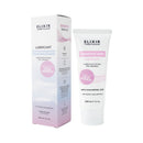 Elixir Sensitive Skin Water-Based Lubricant packaging with natural ingredients for gentle care.