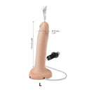 Strap-on-me Squirting Cum Realistic Dildo Large Vanilla with built-in ejaculation system and lifelike finish.