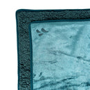 Splash Blanket The OG Small Emerald Green plush throw with waterproof sides for ultimate comfort and protection.