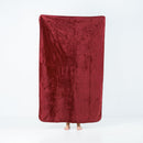 Splash Blanket The OG Medium Waterproof Throw Moon Blood displayed, showcasing its plush texture and waterproof design.