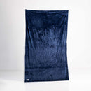 Splash Blanket Furlush Large Waterproof Blanket Navy shown in plush velvet texture, ideal for luxurious protection.