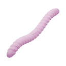 Tentra Cor Unicorn Horn Double-ended Vibrating Dildo Pink featuring playful spiraled design for shared and solo play.