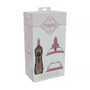 Pumped Automatic Vulva and Breast Pump Rose Gold packaging featuring automatic suction and tongue stimulator.
