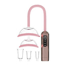 Pumped Automatic Vulva Breast and Nipple Pump Rose Gold with two cup sizes and control interface.