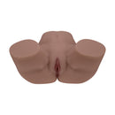 Xkin Clara Vossin Dual Entry Vibrating Masturbator Brown displaying dual entry design for responsive solo play.