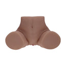 Xkin Clara Vossin Dual Entry Vibrating Masturbator Brown with dual openings for versatile sensations.