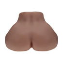 Xkin Clara Vossin Dual Entry Vibrating Masturbator Brown, realistic dual entry design features lifelike details and textures.