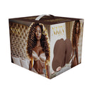 Xkin Bodyforms Eve Rhodes Dual Entry Vibrating Masturbator packaging featuring lifelike design and appeal.