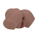 Xkin Bodyforms Eve Rhodes Dual Entry Vibrating Masturbator showing dual entry openings for enhanced pleasure.