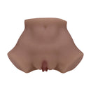 Xkin Bodyforms Eve Rhodes Dual Entry Vibrating Masturbator showcasing lifelike design and dual openings for stimulation.