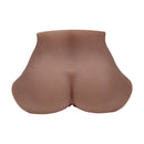 Xkin Bodyforms Eve Rhodes Dual Entry Vibrating Masturbator backside view with realistic texture and shape.