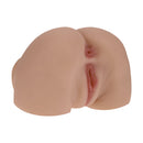 Xkin Nina Vale Dual Entry Vibrating Masturbator Tan showing lifelike dual entry design for intense pleasure