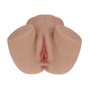 Xkin Nina Vale Dual Entry Vibrating Masturbator Tan, featuring dual entry design and ultra-soft texture.