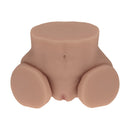 Xkin Nina Vale Dual Entry Vibrating Masturbator Tan featuring realistic body mold design.