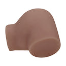 Xkin Layla Love Dual Entry Vibrating Masturbator Brown realistic skin-like material and design