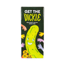 Cheeky Get The Dickle Adult Party Card Game box featuring playful design and hands reaching for the Dickle.