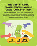 Cheeky Get The Dickle Adult Party Card Game featuring chaotic gameplay and colorful graphics.