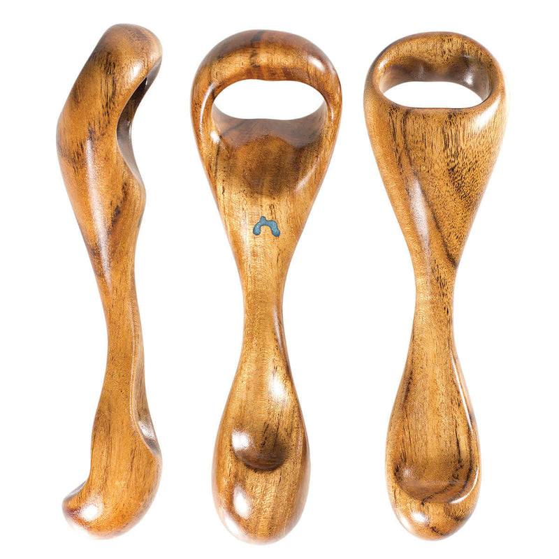 NobEssence Fling 2.0 handcrafted wooden toy for G-spot and P-spot stimulation, ergonomic design.