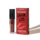 Eye of Love Matchmaker Crimson Kiss Pheromone Lip Gloss with sleek packaging and plumping formula.