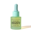 Eye of Love Unscented Pheromone Oil Attract Her 20 ml in a slim glass bottle with dropper.