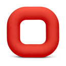 b-Vibe Flex Ring Bulk Silicone Cock Ring Red showcasing a bold red silicone design for enhanced performance.